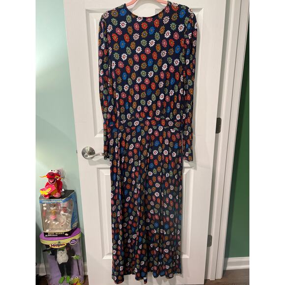 Boden Long Sleeve Josephine Long Sleeve Maxi Dress UK 18L US 14L HAS POCKETS :D - Picture 3 of 7
